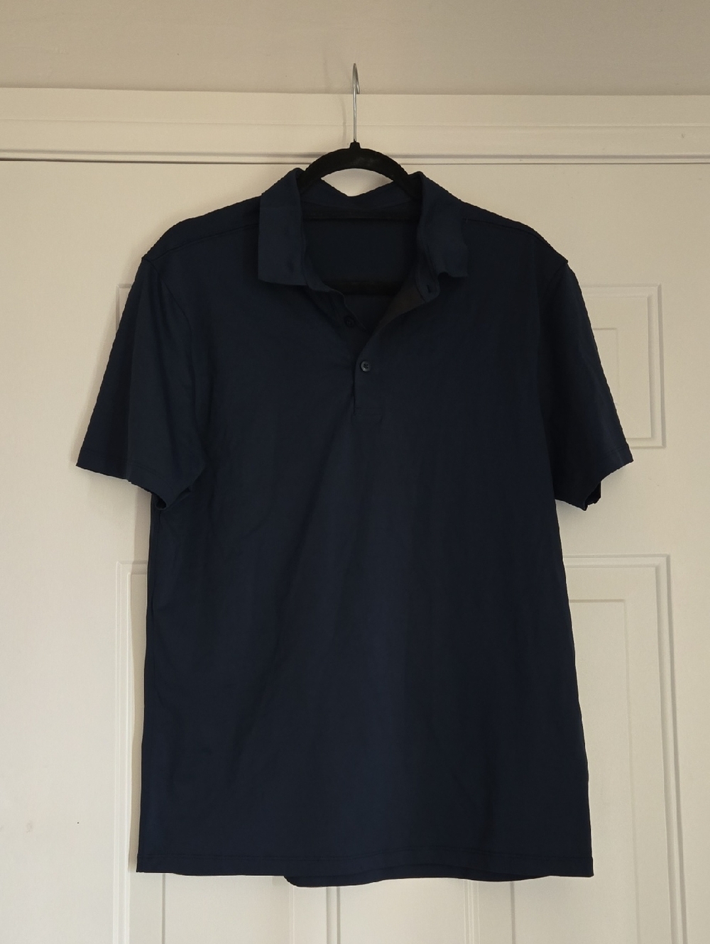 Lululemon Men's Navy Polo Shirt Size Medium